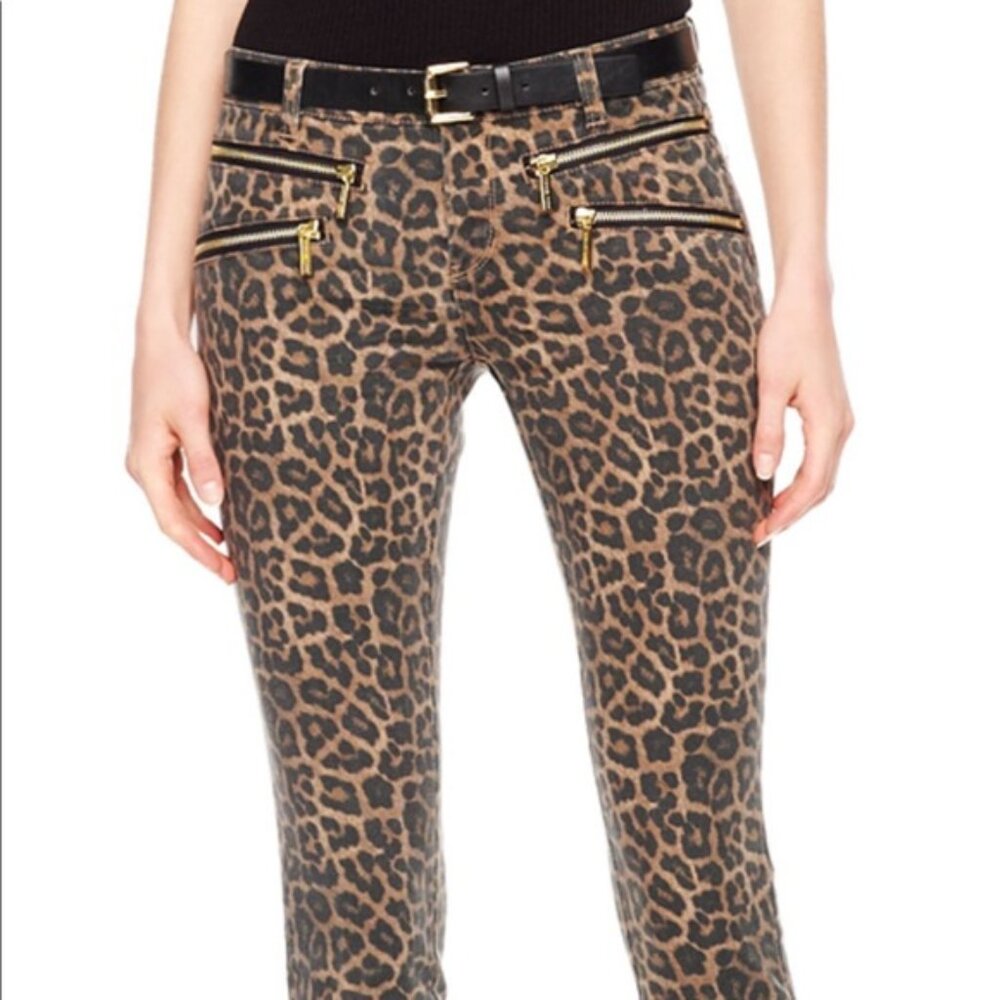 MICHAEL KORS Leopard/Cheetah Print Jeans